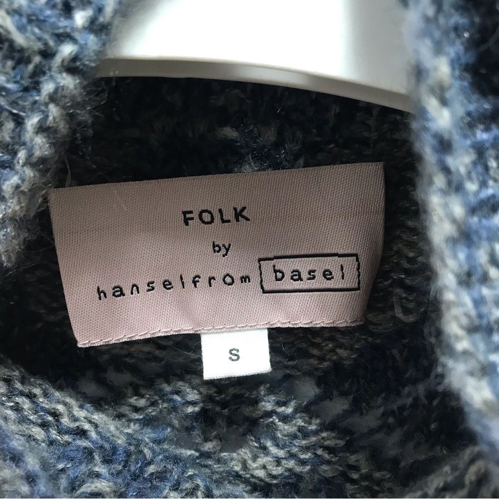 Anthropologie Folk by Hansel from Basel mohair blend knit sweater oversi… - Picture 7 of 10